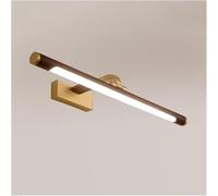 Applda Pareter Bagno Lineare Moderna con Frontale a Specchio, Applda Pareter Vanità in Rame,Pada da Paretemalista a Striscia Lungar Toletta, Mobiletto a Specchio, Soggiorno, Bagno, Stile Rustico/a/44