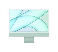 Apple 2021 Computer desktop all-in-one iMac con chip M1: CPU 8 core, GPU 8 core, display Retina da 24", 8GB di RAM, 256GB di archiviazione SSD. Compatibile con iPhone/iPad; color Verde