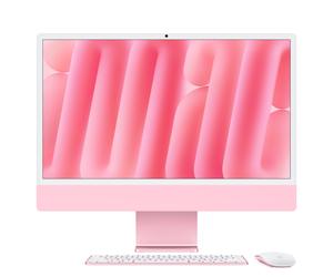 Apple 24-inch iMac con Retina 4.5K display: Apple M4 chip con 8-core CPU and 8-core GPU, 16GB, 256GB SSD - Rosa - MWUG3T-A