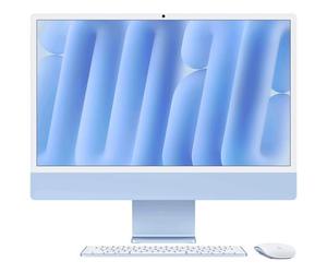 APPLE - 24-inch Imac With Retina 4.5k Display: M4 Chip With 10-core Cpu And 10-core Gpu, 16gb, 256gb Ssd - Blue (mwv13d /a) Layout QWERTZ