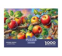 Apple BranchJigsaw Puzzles for Adults Featuring 1000 Advanced And Challenging Educational Games - These Serve As The Quintessential Gift Jigsaw Puzzles for Adults And Kids Age 12 Years Up 52x38cm/100