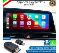 APPLE CAR PLAY WIRELESS ADATTATORE TOYOTA AVENSIS MK3 RESTYLING PER IPHONE