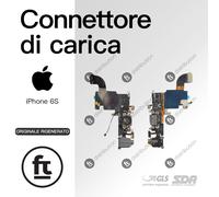 APPLE CONNETTORE RICARICA IPHONE 6S GRIGIO ORIGINALE RIGENERATO DOCK CARICA