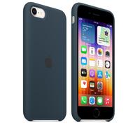 APPLE COVER ORIGINALE 100% IN SILICONE PER IPHONE SE 7 e 8 Blu abisso MN6F3ZM/A