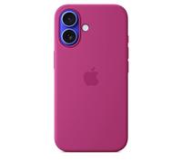 Apple Custodia MagSafe cover in silicone per iPhone 16 - Fucsia