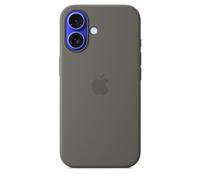Apple Custodia MagSafe cover in silicone per iPhone 16 - Grigio pietra