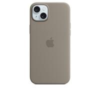 Apple Custodia MagSafe in silicone per iPhone 15 Plus - Grigio creta