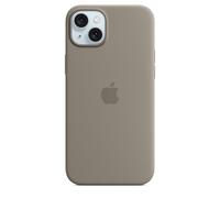 Apple Custodia MagSafe in silicone per iPhone 15 Plus - Grigio creta