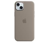 Apple Custodia MagSafe in silicone per iPhone 15 Plus - Grigio creta