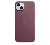 Apple Custodia MagSafe in tessuto FineWoven per iPhone 15 Plus - Gelso