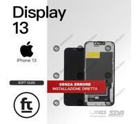 APPLE DISPLAY IPHONE 13 OEM PARTE ORIGINALE NO ERRORE SCHERMO OLED