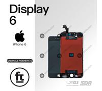 APPLE DISPLAY IPHONE 6 NERO ORIGINALE RIGENERATO SCHERMO LCD TOUCH INCELL