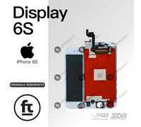 APPLE DISPLAY IPHONE 6S BIANCO ORIGINALE RIGENERATO SCHERMO LCD TOUCH INCELL