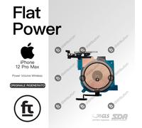 APPLE FLAT ACCENSIONE POWER VOLUME WIRELESS IPHONE 12 PRO MAX ORIGINALE RIGENERA