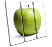 Apple Fruit Food Kitchen TREBLE TELA parete arte foto stampa