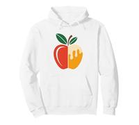 Apple Honey Dip Repeat Rosh Hashanah Yom Kippur Hanukkah Felpa con Cappuccio
