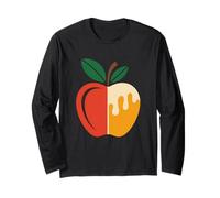 Apple Honey Dip Repeat Rosh Hashanah Yom Kippur Hanukkah Maglia a Manica