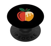 Apple Honey Dip Repeat Rosh Hashanah Yom Kippur Hanukkah PopSockets PopGrip Adesivo