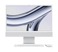 APPLE iMac 24'' CTO, Chip M3, 8 CPU GPU, 256GB Argento con Gigabit Ethernet