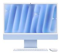 Apple iMac 24"Retina Display 4,5K, Chip M4 con CPU 10-core, GPU 10-core, 16GB, 256GB SSD, Blu