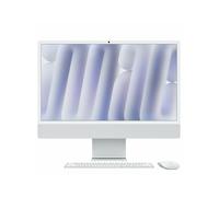 Apple iMac 24"Retina Display 4,5K, Chip M4 con CPU 8‑core, GPU 8‑core, 16GB, 256GB SSD, Argento