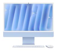 Apple iMac 24 schermo retina 4.5K 256GB SSD 16GB RAM Chip M4 CPU 8-core GPU 8-core Blu (2024)