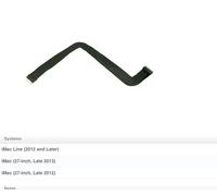 ✅ Apple iMac 27" A1419 2012 2013 LVDS LCD Flex Cavo Display 923-0308 ✅