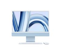 Apple iMac Apple M M3 59,7 cm [23.5] 4480 x 2520 Pixel PC All-in-one 8 GB 256 GB SSD macOS Sonoma Wi-Fi 6E [802.11ax] Blu (24 INCH IMAC M3 8C CPU 10C GPU - 8GB 256GB SSD BLUE) - Versione UK - Nouvo