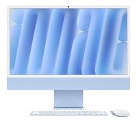 Apple iMac Apple M M4 597 cm 23.5 4480 x 2520 Pixel PC All-in-one 16 GB 256 GB SSD macOS Sequoia Wi-Fi 6E 802.11ax Blu (24 INCH IMAC M4 8C CPU 8C GPU - 16GB 256SSD BLUE) - Versione UK - Nouvo