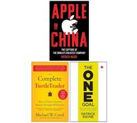 Apple in China, The Complete TurtleTrader & The One Goal 3 Books Collection Set