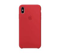 APPLE in Silicone Cover per Apple iPhone Xs Max, Rosso