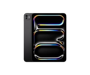 Apple iPad Pro 11'': Chip M4 Progettato per Apple Intelligence, display Ultra Retina XDR, 1TB, fotocamera da 12MP, Wi-Fi 6E + reti cellulari 5G, un giorno intero di batteria - Nero siderale