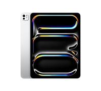 Apple iPad Pro 13'': Chip M4 Progettato per Apple Intelligence, display Ultra Retina XDR, 512GB, fotocamera da 12MP, Wi-Fi 6E + reti cellulari 5G, un giorno intero di batteria - Argento