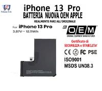 APPLE iPHONE 13 Pro BATTERIA NUOVA OEM REALMENTE PARI ALL'ORIGINALE