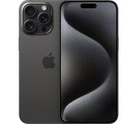 Apple iPhone 15 Pro Max 17 cm (6,7") Dual-SIM iOS 17 5G USB Typ-C 512 GB Titan, Schwarz