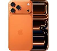 Apple iPhone 17 Pro Max 1 TB: Schermo 6,9 pollici con ProMotion, Chip A19 Pro, Autonomia record su iPhone, Sistema fotocamera Pro Fusion, Fotocamera anteriore Center Stage; Arancione cosmico