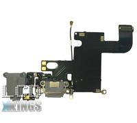 Apple Iphone 6 Nero Caricatore Dock Connettore, Jack Per Cuffie E MIC Flex