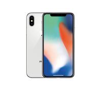 APPLE iPhone X 256GB nero grado A + cover silicone + pellicola vetro + carica ri