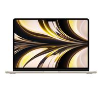 Apple MacBook Air 13-inch : M2 chip with 8-core CPU and 8-core GPU, 256GB - Starlight - (APL MLY13T/A MACBOOK AIR 13 M2 256 STR)