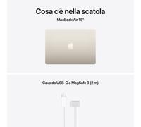 Apple MacBook Air 15" M5 chip 10-core CPU 10-core GPU, 16GB, 1TB SSD - Galassia