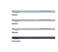 Apple MacBook Air 15 M5 10 Core 16GB GPU 10 Core SSD 512GB 15.3" 3K Argento MacOS