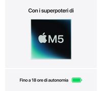 Portatile Apple MacBook Air 15.3" M5 24GB 1TB SSD GPU 10-core macOS Tahoe