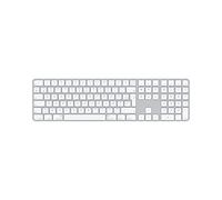 Apple Magic Keyboard con Touch ID e tastierino numerico: Bluetooth, ricaricabile. Compatibile con i computer Mac con chip Apple; Francese, tasti bianchi