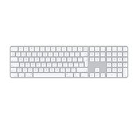 Apple Magic Keyboard con Touch ID e tastierino numerico: Bluetooth, ricaricabile. Compatibile con i computer Mac con chip Apple; Portoghese, tasti bianchi