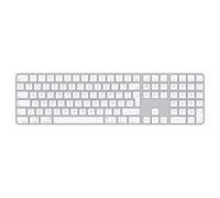 Apple Magic Keyboard con Touch ID e tastierino numerico: Bluetooth, ricaricabile. Compatibile con i computer Mac con chip Apple; Spagnolo, tasti bianchi