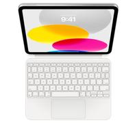 Apple Magic Keyboard Folio: tastiera e custodia per iPad (A16) e iPad (10ª generazione), design in due pezzi con tastiera staccabile e custodia che si aggancia magneticamente, Inglese (USA) - Bianca
