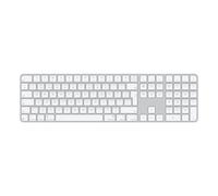 Apple Magic Keyboard con Touch ID e tastierino numerico per Mac con chip Apple - Inglese (GB) - Tasti bianchi