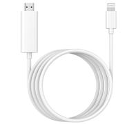 [Apple MFi certificato] Adattatore cavo Lightning a HDMI per iPhone a HDTV, 1080P Adattatore digitale AV Connettore schermo sincronizzato per iPhone 14 13 12 11 Pro Max XR X 8 a Monitor proiettore
