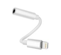 【Apple MFi Certificato】 Adattatore Cuffie iPhone Lightning a 3,5 mm,Adattatore Jack per Cuffie AUX Audio Auricolari Compatibile con iPhone 13 Pro/13/12/11/XS Max/XS/XR/X/8/8 Plus/7/7 Plus