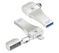 Apple MFi Certified 256GB Chiavetta USB per iPhone, Memoria-Esterna-iPhone Chiavetta-Lightning-USB Per iPhone Pennetta-iPhone Memorystick-iPhone Pendrive Photo-Stick Flash-Drive Per iPhone iPad Backup